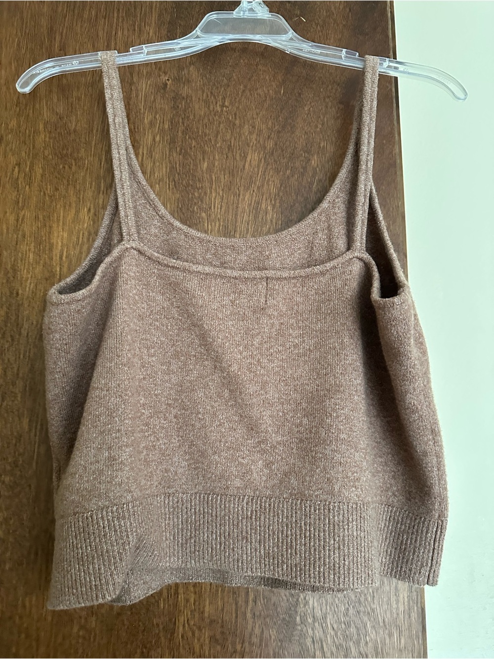 Old Navy Rust-Brown Knit Spaghetti Strap Tank - Picture 5 of 6